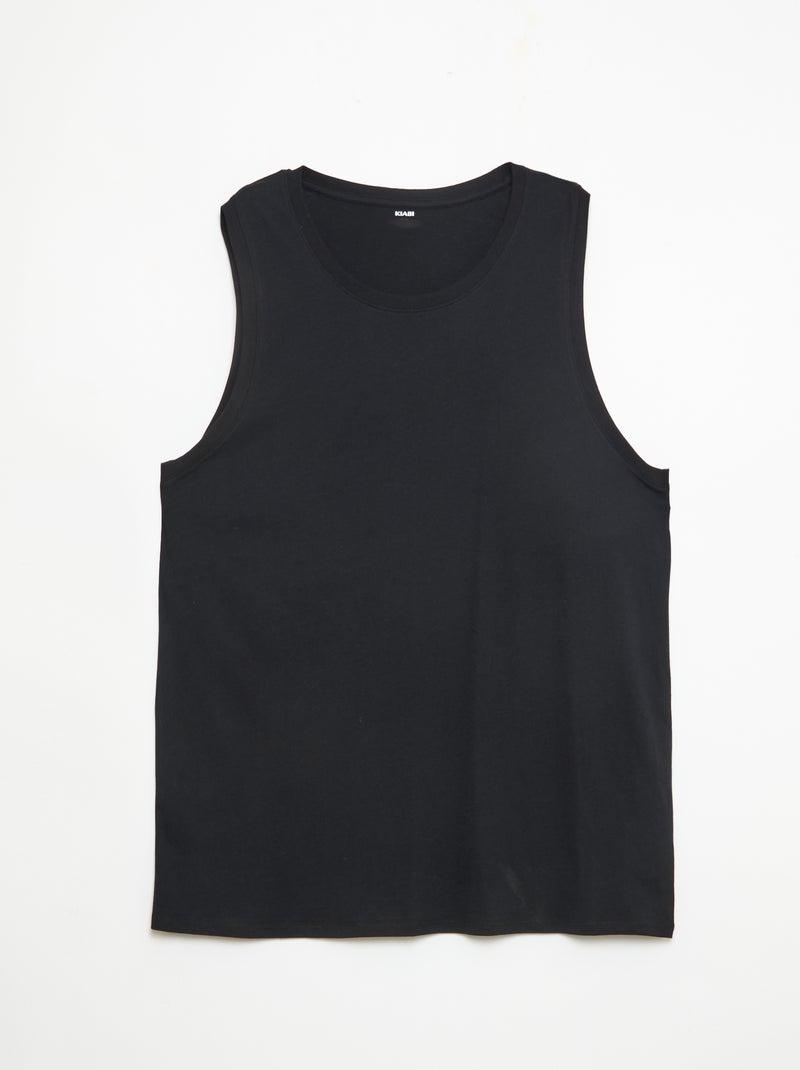 Set di canottiere in maglia jersey - 2 pezzi Grigio - Kiabi