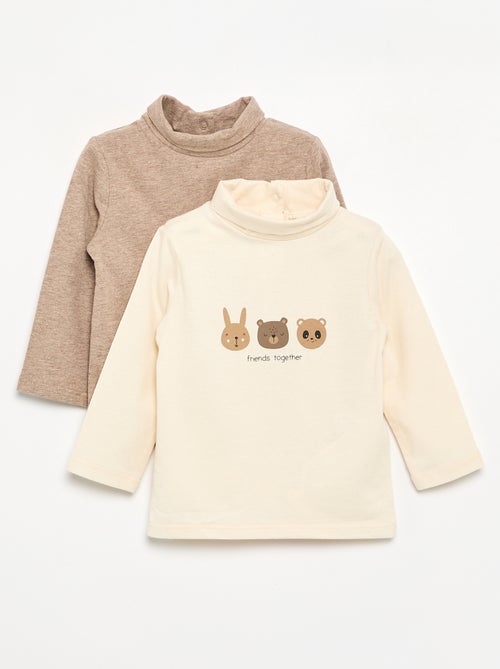 Set di maglie a collo alto - 2 pezzi - Kiabi