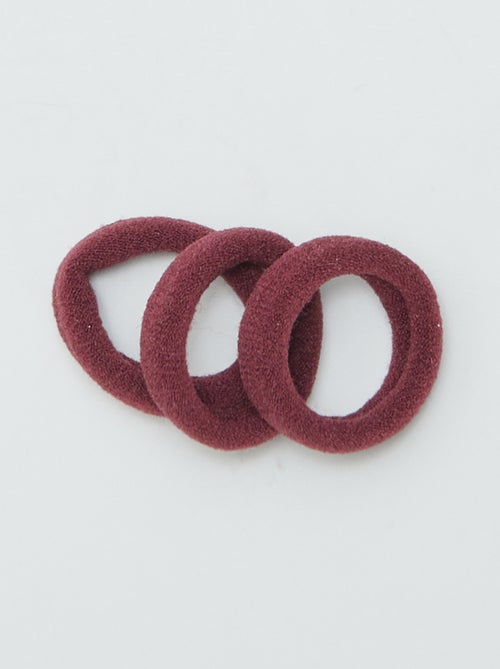 Set of 10 foam hair ties - Kiabi