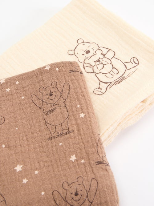 Set of 2 'Disney' Muslin Swaddles - Kiabi