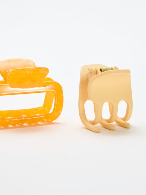 Set of 2 Fancy Claw Clips - Kiabi