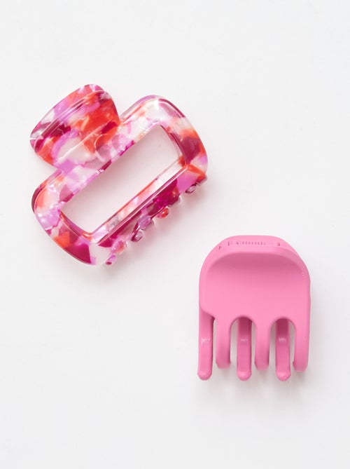 Set of 2 Fancy Claw Clips - Kiabi