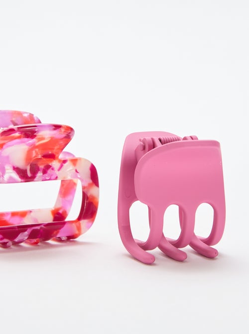 Set of 2 Fancy Claw Clips - Kiabi