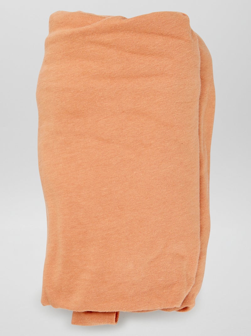 Set of 2 Fitted Sheets BEIGE - Kiabi