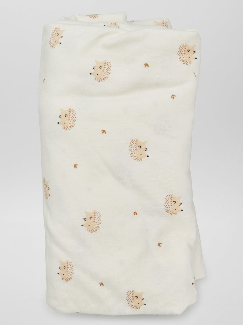 Set of 2 Fitted Sheets BEIGE - Kiabi