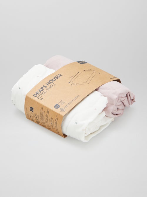 Set of 2 Fitted Sheets - Kiabi