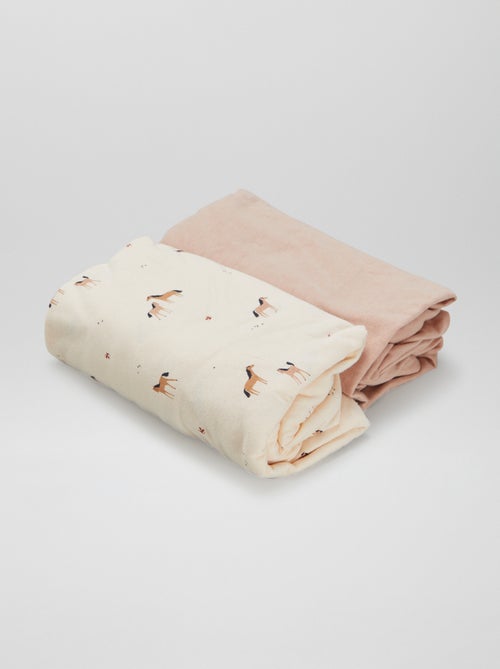 Set of 2 Fitted Sheets - Kiabi