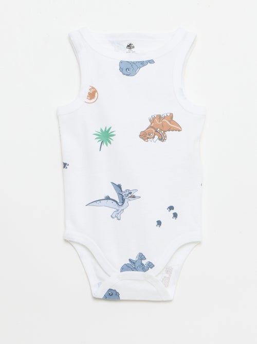 Set of 2 'Jurassic World' sleeveless bodysuits - Kiabi