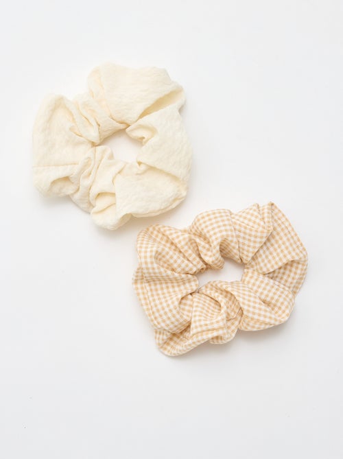 Set of 2 Large Scrunchies - Kiabi