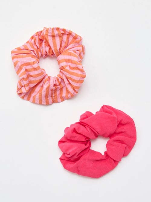 Set of 2 Large Scrunchies - Kiabi