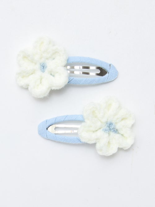 Set of 2 Macrame Snap Hair Clips - Kiabi