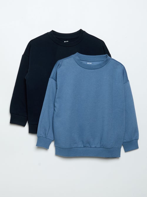 Set of 2 Plain Sweatshirts - Kiabi