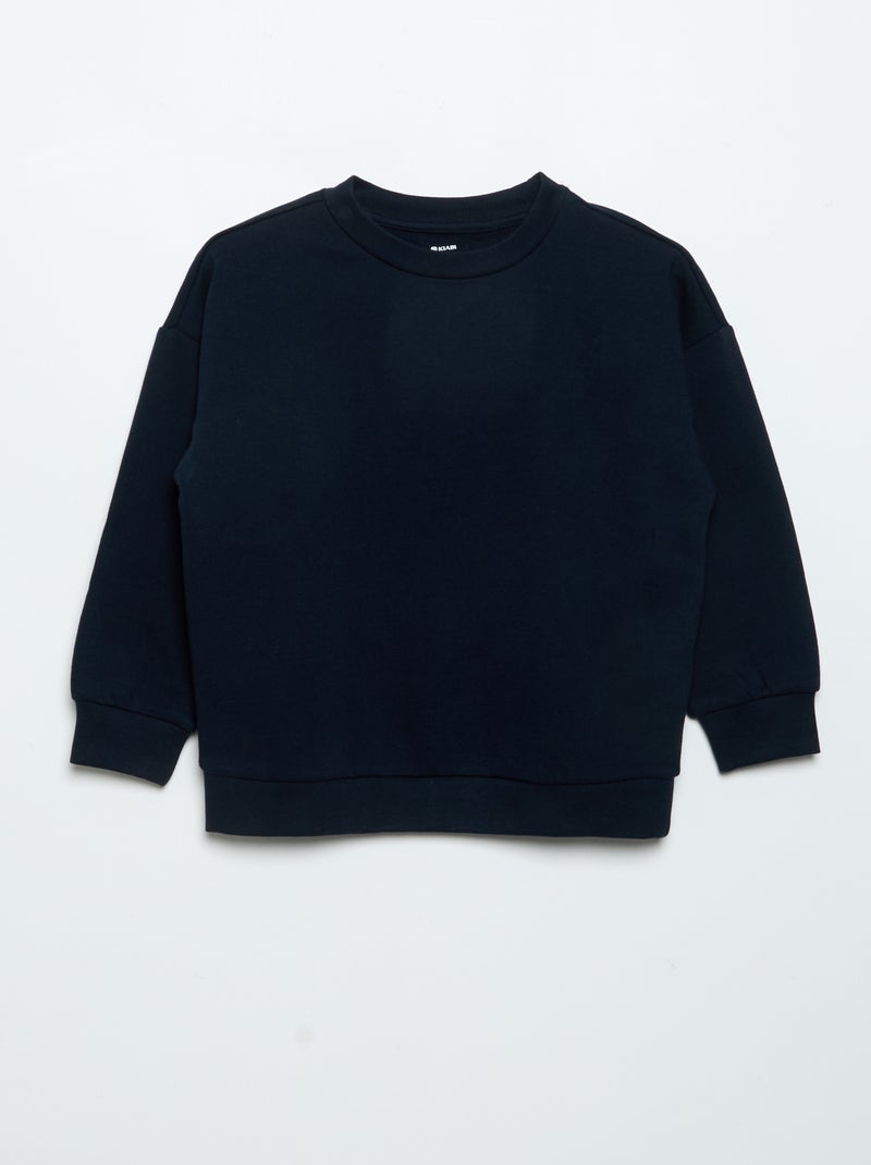 Set of 2 Plain Sweatshirts Blue - Kiabi