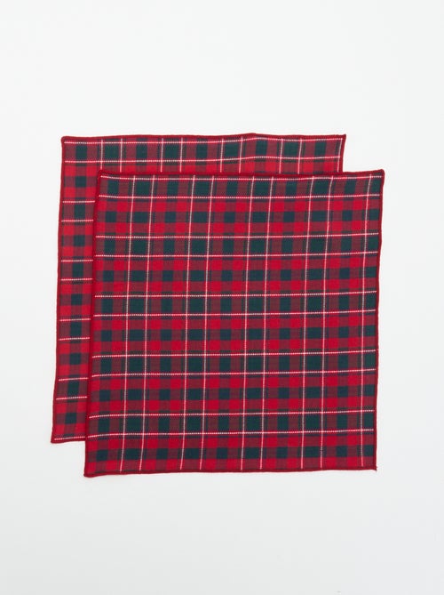 Set of 2 Printed Napkins - KIABI Home - Kiabi