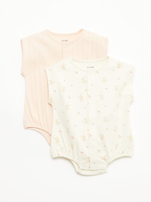 Set of 2 Rompers - Kiabi