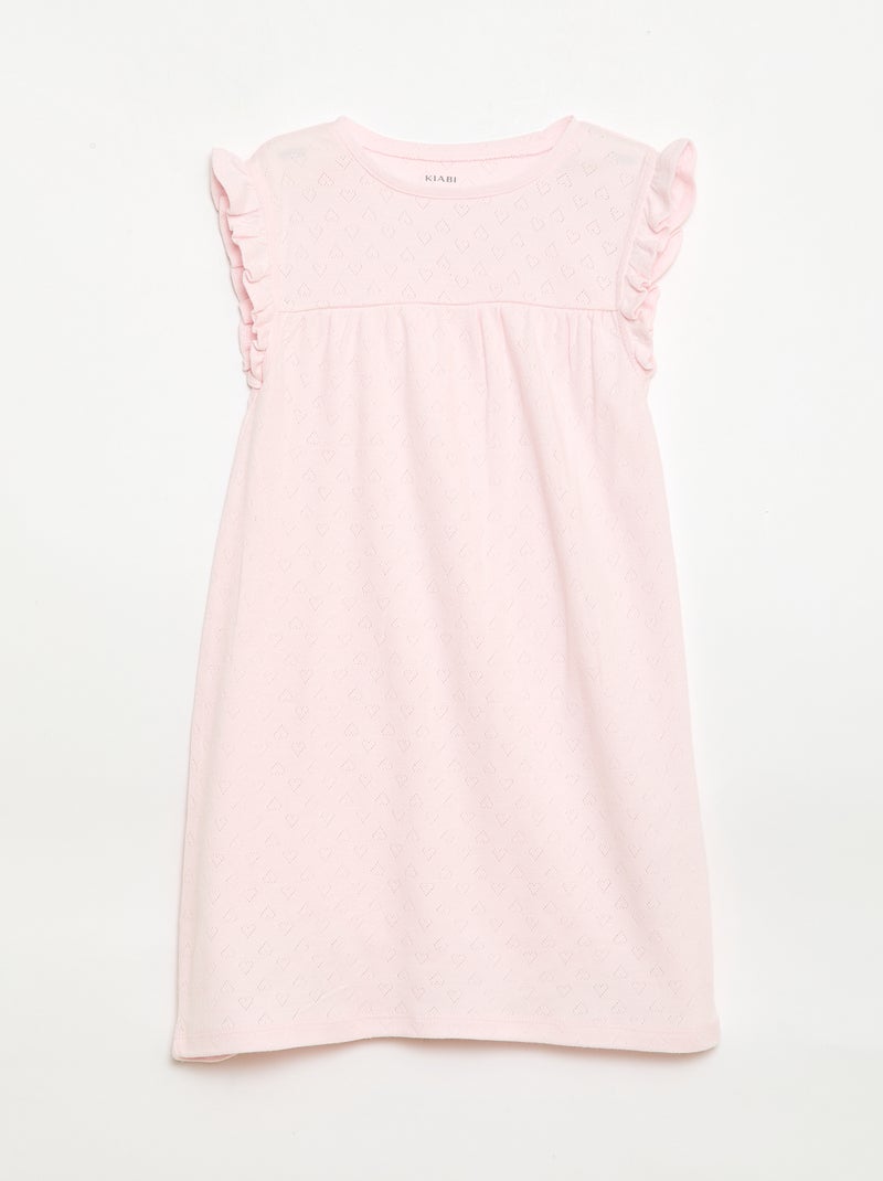 Set of 2 Short-Sleeved Nightdresses White - Kiabi