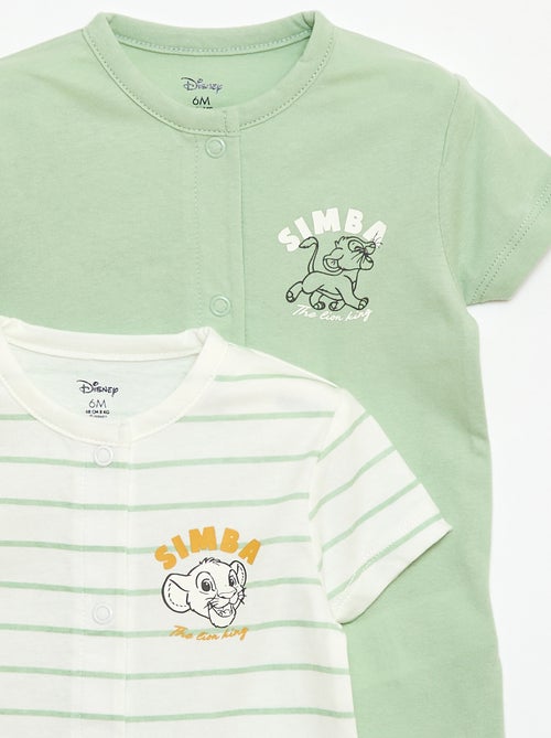 Set of 2 'Simba' 'Disney' Rompers - Kiabi
