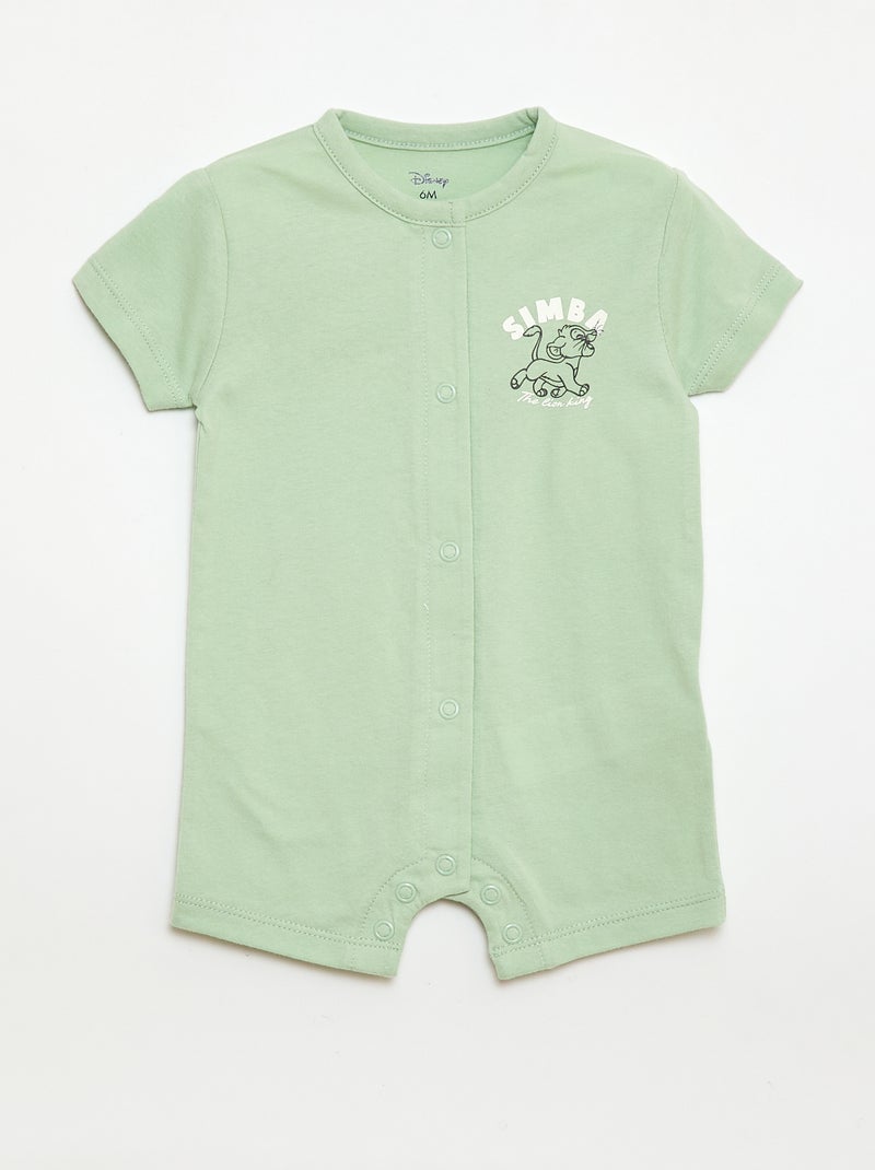 Set of 2 'Simba' 'Disney' Rompers White - Kiabi