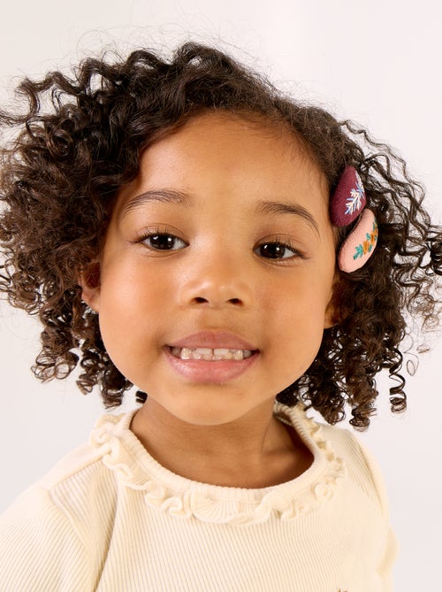 Set of 2 Snap Hair Clips - Kiabi