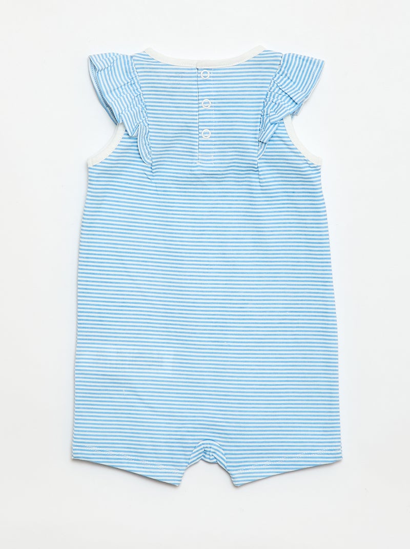 Set of 2 'Stitch' 'Disney' sleeveless rompers Blue - Kiabi