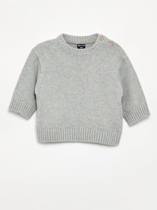 Set of 2 sweaters - 1 striped + 1 plain - Kiabi