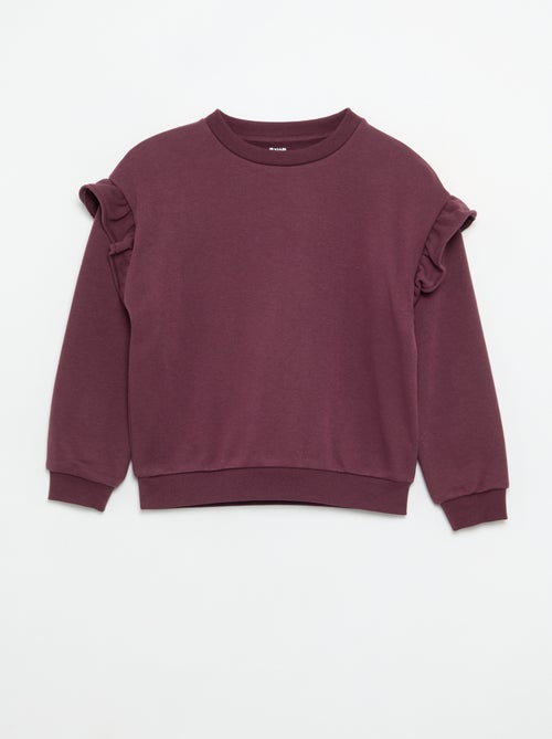 Set of 2 Sweatshirts with Ruffled Shoulders - Kiabi