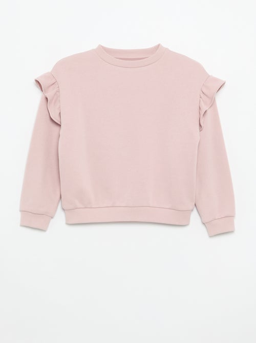 Set of 2 Sweatshirts with Ruffled Shoulders - Kiabi