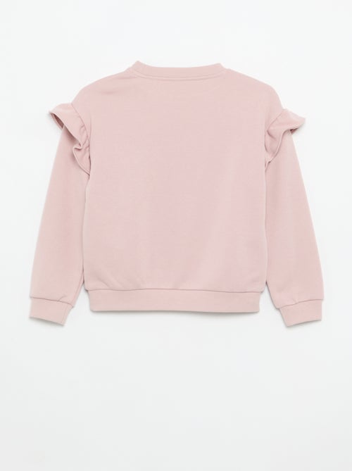 Set of 2 Sweatshirts with Ruffled Shoulders - Kiabi