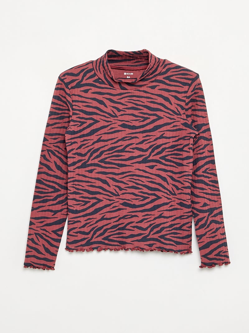 Set of 2 Turtleneck Tops Red - Kiabi