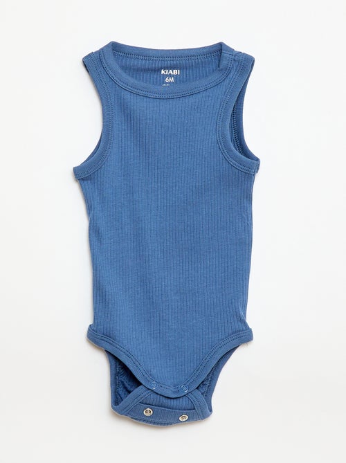 Set of 3 Adjustable Solid Strap Bodysuits - Kiabi