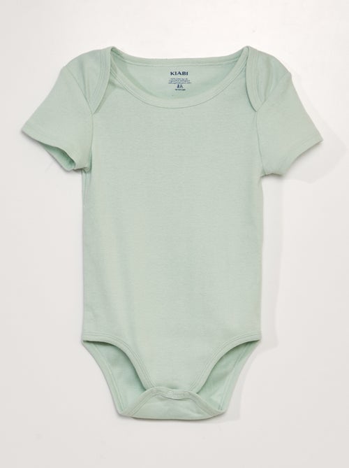 Set of 3 cotton bodysuits - easy-dressing collection - Kiabi