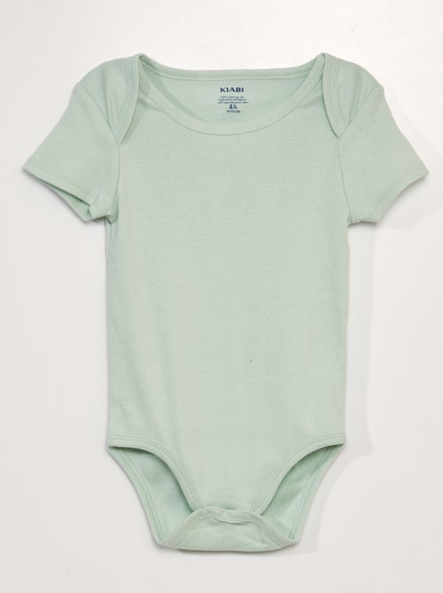 Set of 3 cotton bodysuits - easy-dressing collection - Kiabi