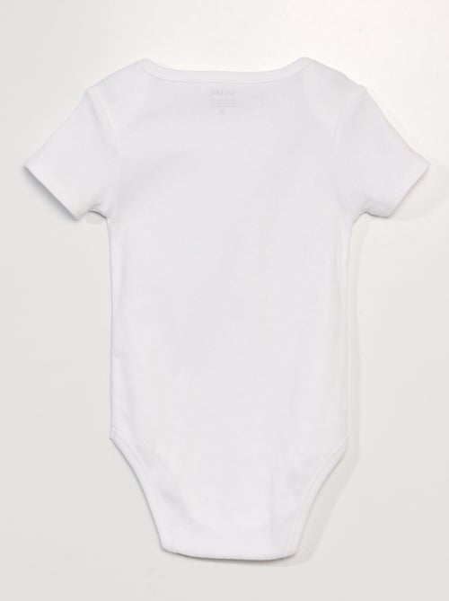 Set of 3 cotton bodysuits - easy-dressing collection - Kiabi