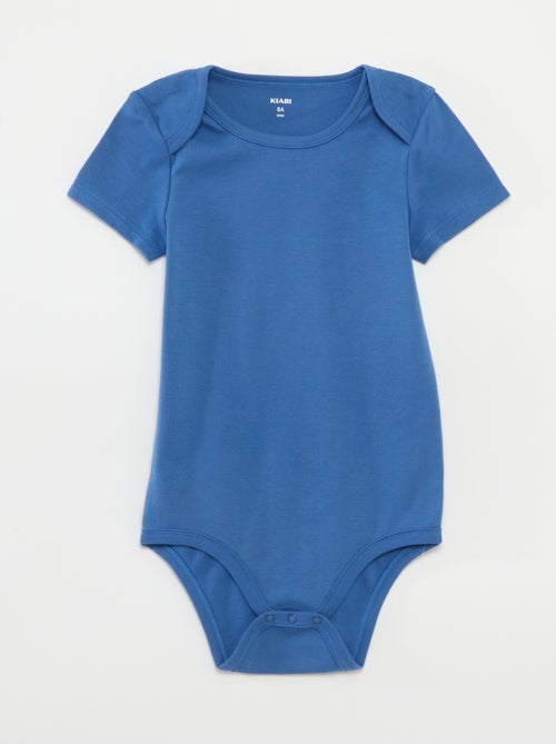 Set of 3 cotton bodysuits - easy-dressing collection - Kiabi