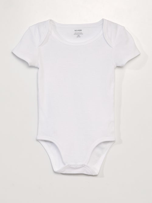 Set of 3 cotton bodysuits - easy-dressing collection - Kiabi
