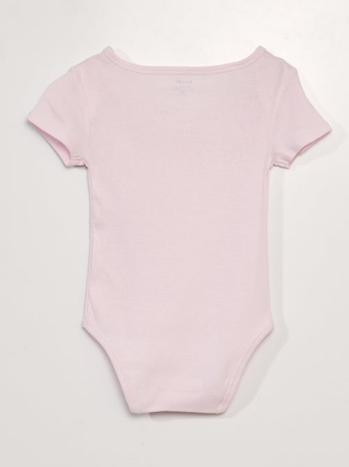 Set of 3 cotton bodysuits - easy-dressing collection - Kiabi