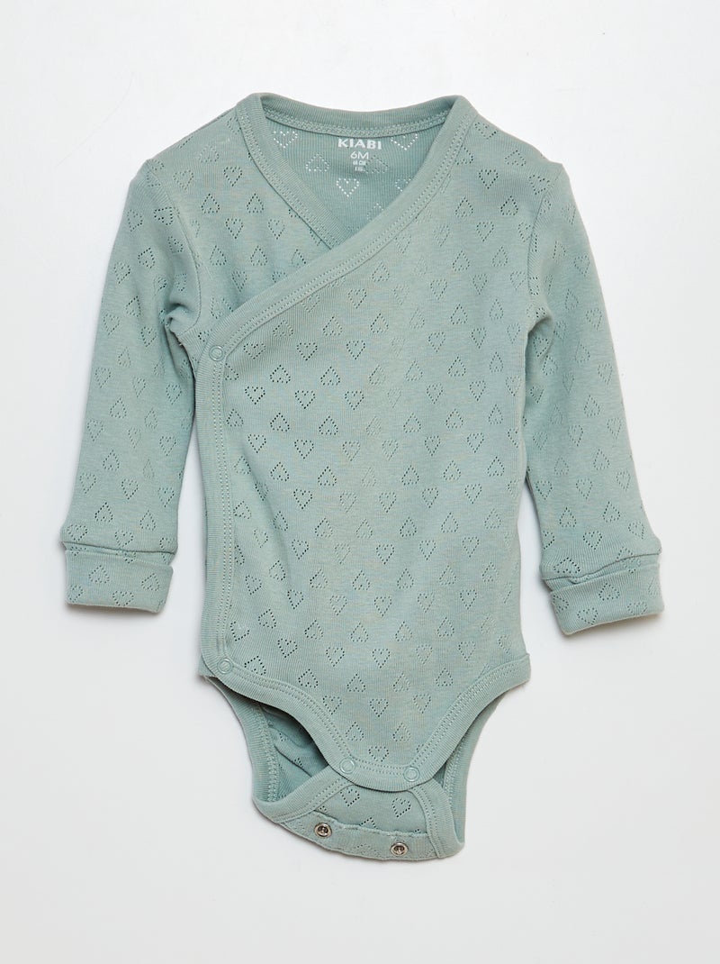 Set of 3 Grow-With-Me Bodysuits PINK - Kiabi