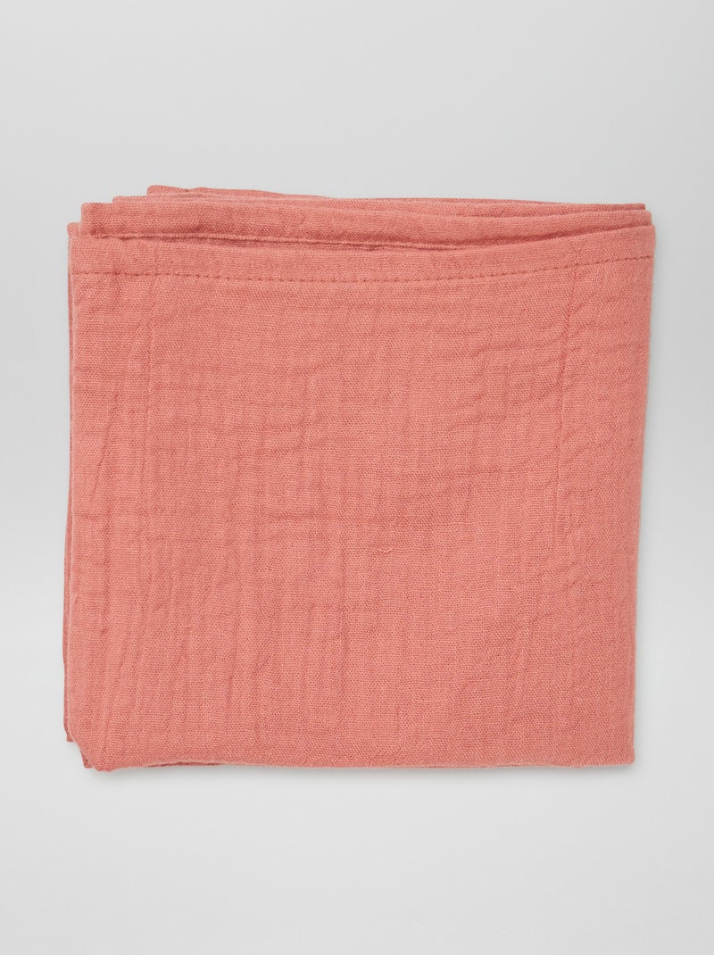 Set of 3 Printed Muslin Squares BEIGE - Kiabi