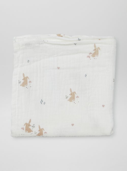 Set of 3 Printed Muslin Squares - Kiabi