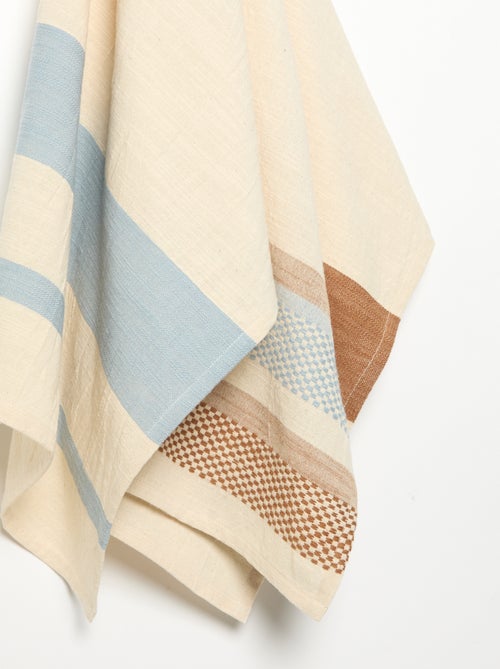 Set of 3 Printed Tea Towels - Kiabi