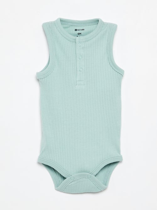 Set of 3 sleeveless bodysuits - Kiabi