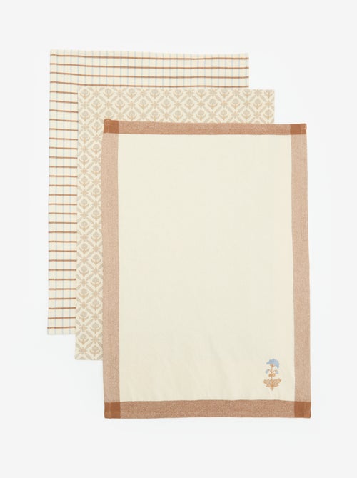 Set of 3 Tea Towels - Kiabi