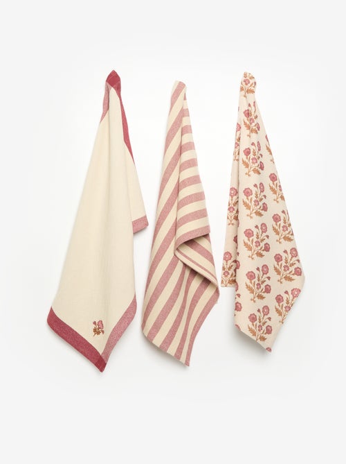 Set of 3 Tea Towels - Kiabi