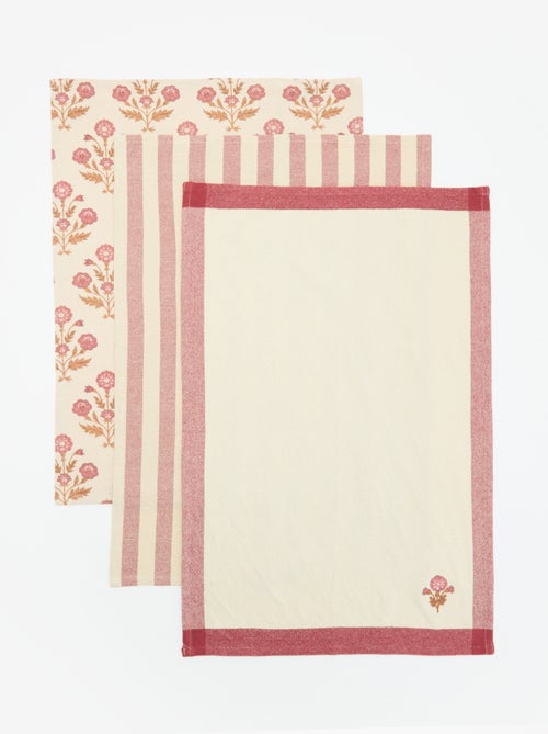 Set of 3 Tea Towels - Kiabi