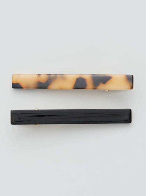 Set of 4 Crocodile Hair Clips - Kiabi