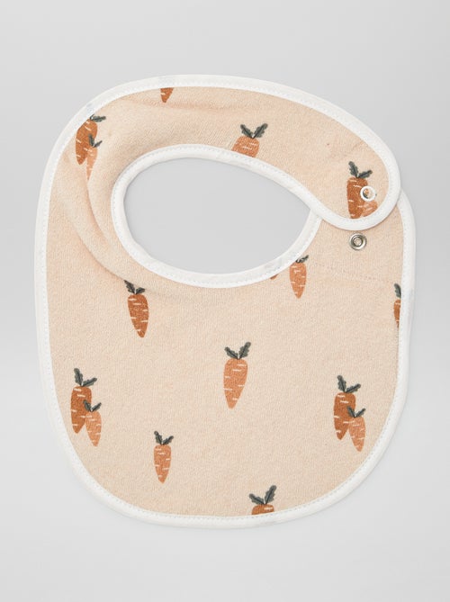 Set of 5 fancy printed bibs with snap closures - Kiabi