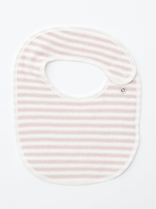 Set of 5 fancy printed bibs with snap closures - Kiabi