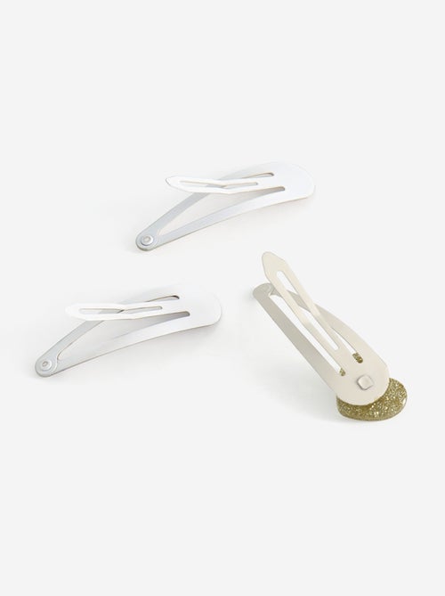 Set of 6 snap hair clips - Kiabi