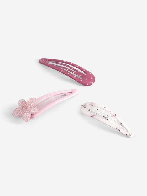 Set of 6 snap hair clips - Kiabi
