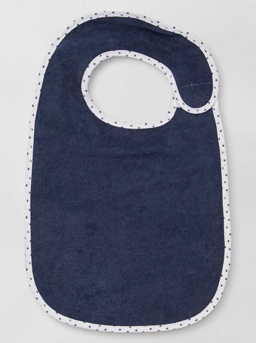 Set of 7 Lined Terry Bibs - Kiabi